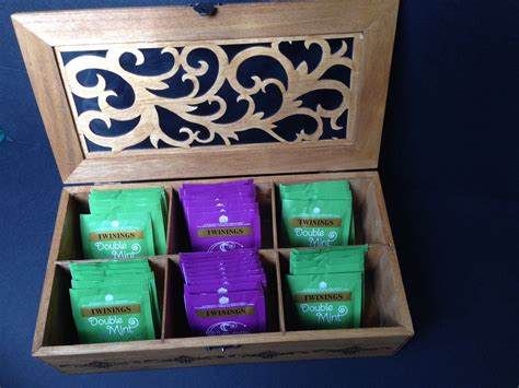 decorative tea storage box